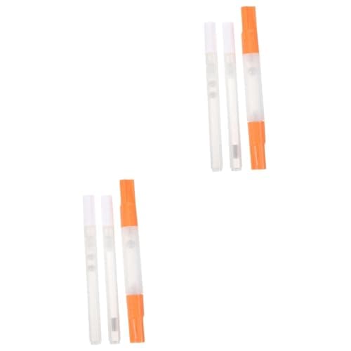 Marqueurs rechargeables Operitacx pour dessin - Lot de 4 - Idéal pour artistes - École et maison - 4 couleurs - 9,5 cm — comme indiquéx2pcs