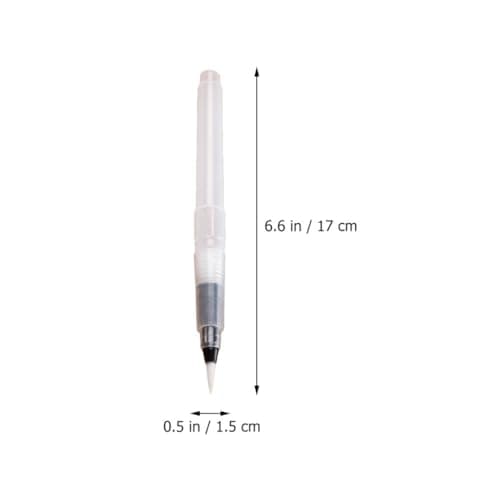 Lurrose 2 Ensembles Brush Pen Buse Liquide Scellant Nylon Pour Dessinateurs Professionnels Art Supplies