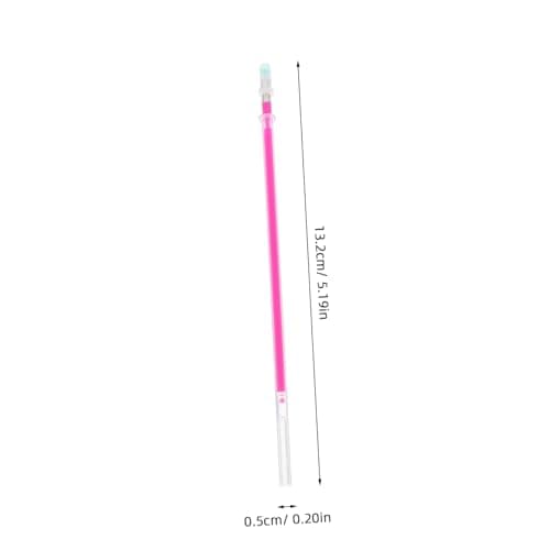 Veemoon Recharge de Stylos Gel Colorés Pailletés Pointe Fine Recharges d'Encre Fluorescente Art et Coloriage