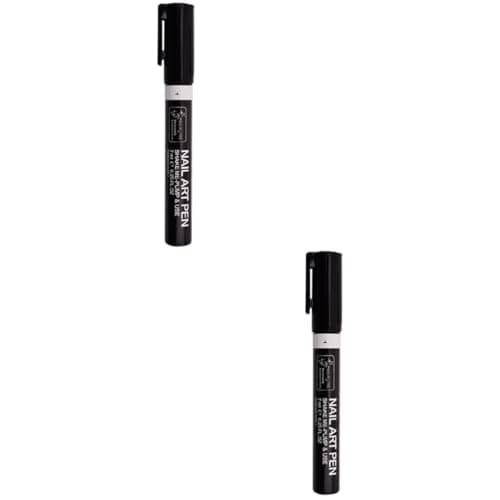 Healeved 2 Pièces Kit nail polish gel polissoir a ongle + Outils d'art d'ongle + Positionner 3D brosse pour manucure