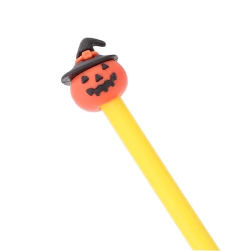 VILLCASE stylo gel rétractable Halloween Citrouille Blanc pour Art Scolaires Bureau