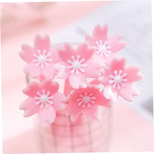 STOBOK Rose Stylo Gel Créatif Avec Boutons De Papeterie Romantique Pour Étudiante Et Bureau