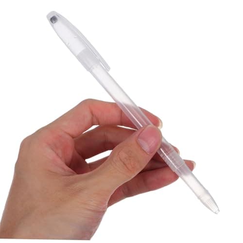 Gatuida 100 pièces de stylos simples étuis vides pour recharge et ergonomiques pour étudiants et bureaux