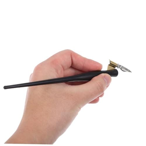 NUOBESTY Ensembles de 3 stylos inclinés pastel encrés trousse pratique Métal pour dessinateurs en herbe