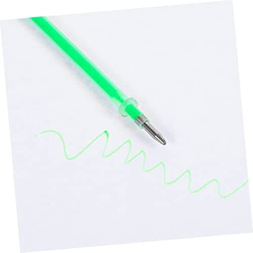 SEWACC 100 Pièces Lot Recharges Stylos Gel Fluorescents Multicolores pour Professionnels et Étudiants - Sans Fuite et Po