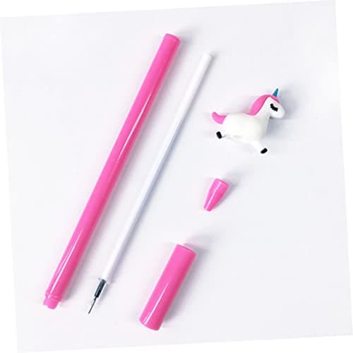 STOBOK 8 pièces Gel Forme De Licorne Noirs Pour Enfants Fournitures De Bureau Amusantes