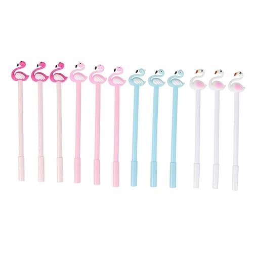 STOBOK Stylos à Encre Gel Flamant Créatifs Parfaits Étudiants Bureaux Dessin Prise Notes
