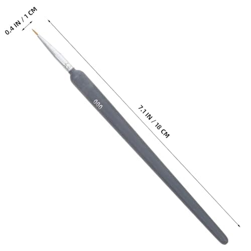 Pinceaux à peinture aquarelle Hohopeti pour artistes débutants et professionnels - 6 pièces de poils de loup pour dessin