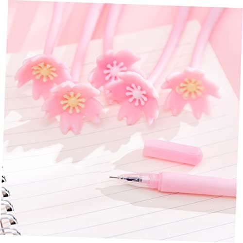 STOBOK Rose Stylo Gel Créatif Avec Boutons De Papeterie Romantique Pour Étudiante Et Bureau
