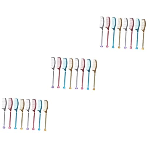STOBOK 32 Pièces à Gel Multi-Fonctions Forme De Peigne Amusants Écriture Bureau Outils Signature Étudiants Amusants Outi — couleurs assortiesx3pcs
