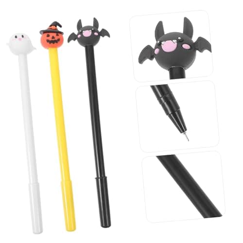 VILLCASE stylo gel rétractable Halloween Citrouille Blanc pour Art Scolaires Bureau