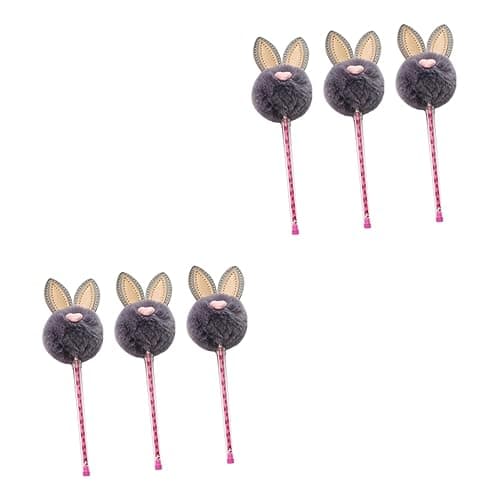 STOBOK Stylos Neutres 0,5 Mm pour Étudiant - 6 Pièces Stylos Gel avec Pointe Fine pour Dessin et Écriture
