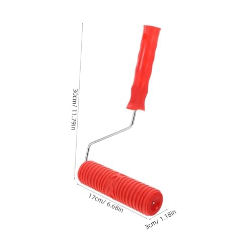 SHINEOFI pinceau à peindre texturé enargile diatomé avec manche en plastique pour décoration murale ShINEOFI Style Aléat