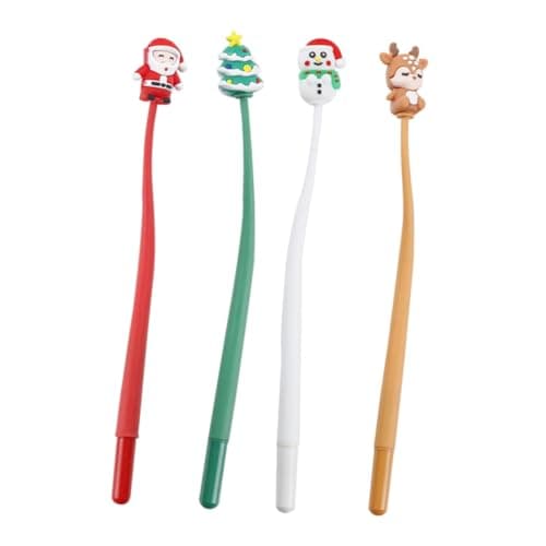 Stylos à gel Cartoon Noël Sewroro 4 pièces Kawaii