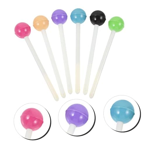 NUOBESTY Stylos Mignons 6 Pièces pour Filles - Fournitures Scolaires Stylo à Encre Gel pour Étudiantes