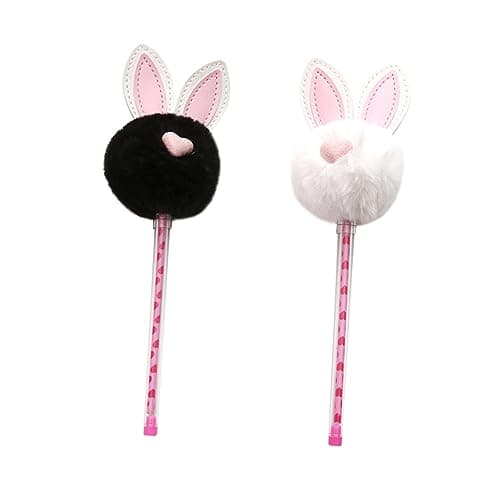 STOBOK Stylos Neutres 0,5 Mm pour Étudiant - 6 Pièces Stylos Gel avec Pointe Fine pour Dessin et Écriture — noir