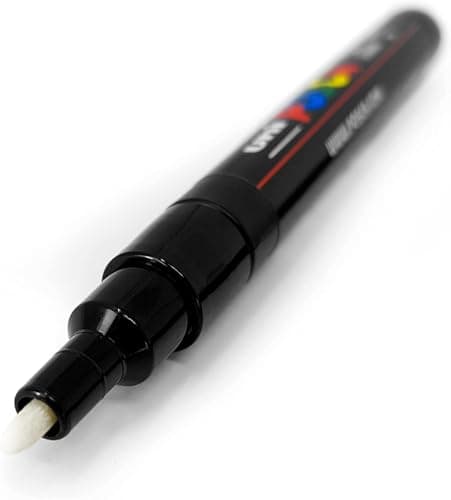 POSCA - Marqueurs à Base d'Eau pour Peinture - Pointe Conique et Fine - Tout Support Compatible - Pour Professionnels et