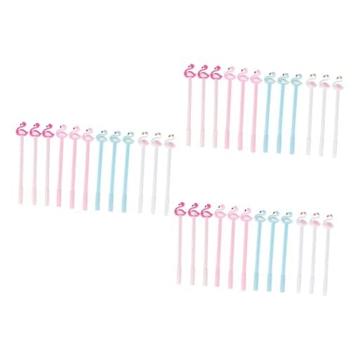 Stylos à Gel Angoily Flamant Rose 36 Pièces pour Étudiants en Bureau - Creatif et de Qualité Élevée