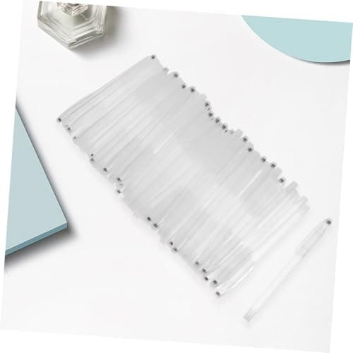 NUOBESTY 100 Pièces étui à vides en plastique pour stylos gel et stylos à encre étudiants vides