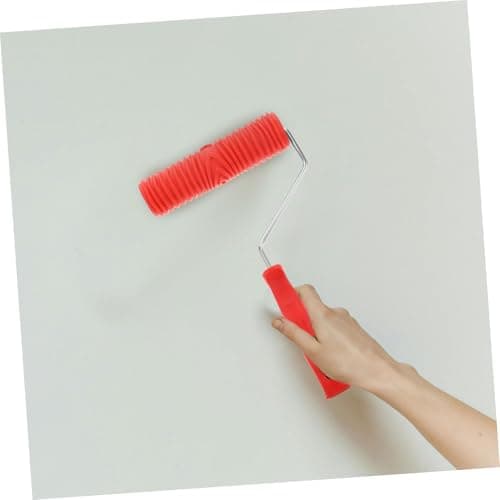 SHINEOFI pinceau à peindre texturé enargile diatomé avec manche en plastique pour décoration murale ShINEOFI Style Aléat