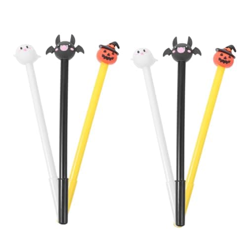 Housoutil 30 Pièces Lot de Stylos Gel Halloween Thème Cartoon pour Étudiants École Fournitures Scolaires Ludiques Design