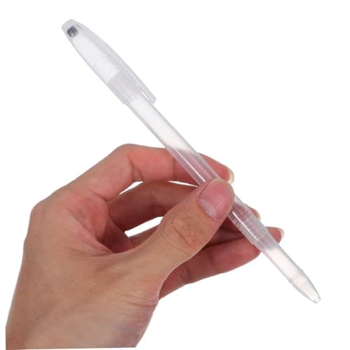 POPETPOP Écrivants Transparent 100 Pièces Ergonomiques Sans Remplissage Pour Étudiants et Bureau