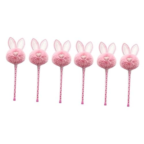 STOBOK Stylos Neutres 0,5 Mm pour Étudiant - 6 Pièces Stylos Gel avec Pointe Fine pour Dessin et Écriture — rosex2pcs