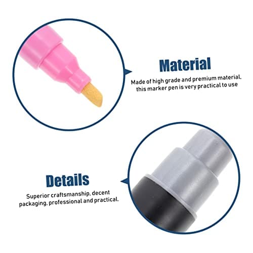 TOPPERFUN Marqueurs Acryliques Étanches Couleurs Multifonctionnels Pour Art Et Cartes De Vœux