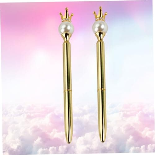 TEHAUX stylo à bille professionnel chic 2 pièces design en émail métal avec clip idéal pour bureau et école