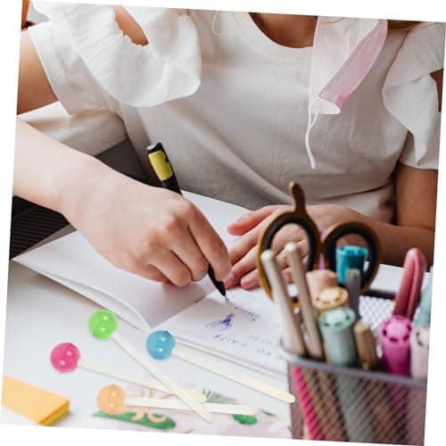 NUOBESTY Stylos Mignons 6 Pièces pour Filles - Fournitures Scolaires Stylo à Encre Gel pour Étudiantes