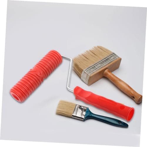 SHINEOFI pinceau à peindre texturé enargile diatomé avec manche en plastique pour décoration murale ShINEOFI Style Aléat
