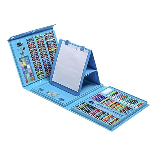 SEWACC 208 Pièces Stylos Gel Fluorescents Pour Dessin Et Coloration - Ensemble De Peinture Aquarelle Bleu - Élèves Et Ar