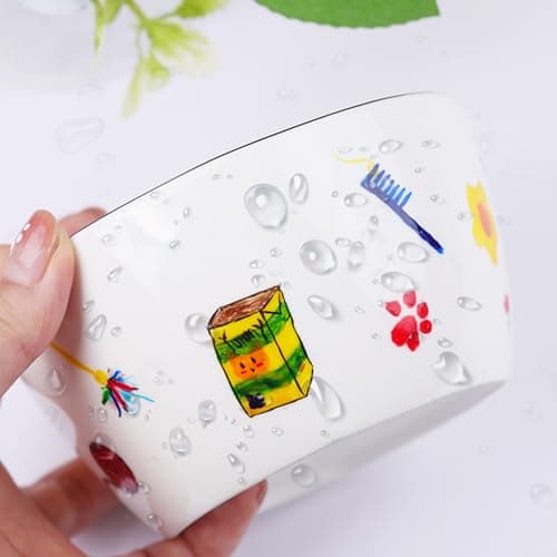 Forhome Marqueur Peinture Acrylique Porcelaine + Marqueur Peinture Porcelaine Lavable Au Lave-Vaisselle + Marqueur Peint