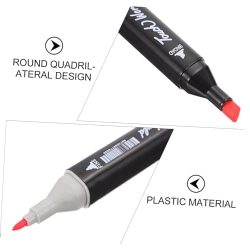 DIYEAH Lot de 80 Marqueurs Créatifs Polyvalents pour Beaux-Arts et Illustration - Idéal pour Artistes et Enfants - Grand