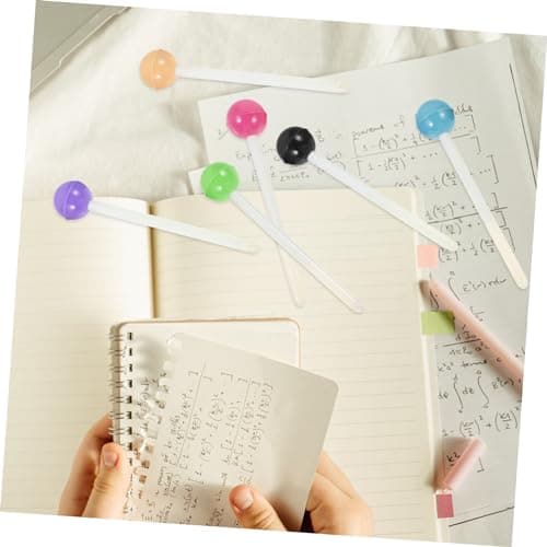 Stylos de sucette VILLFUL 0.5mm, 6 pièces, stylo gel doux pour filles, fournitures scolaires colorées