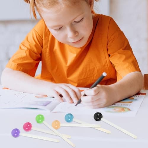 JojoFuny 6 pcs Sweet Sugar Gel Pens 0.5mm Candy Color Adorable Fille Garçon School Supplies Bureau Writing Tools