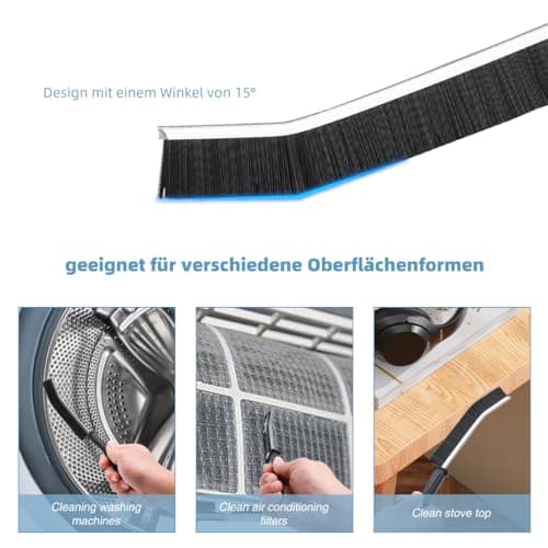 Lot de 3 Brosses de Nettoyage à Poils Durs pour Salle de Bain et Cuisine – Idéal pour Nettoyage de Joints, Évier, Douche