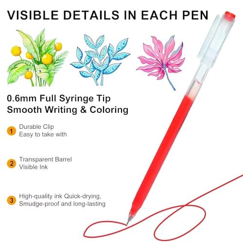 Laconile Stylos Gel Couleurs Adultes – Lot de 168 Paillettes Pastels Métalliques Neons – Dessin Coloriage Artisanat Scra