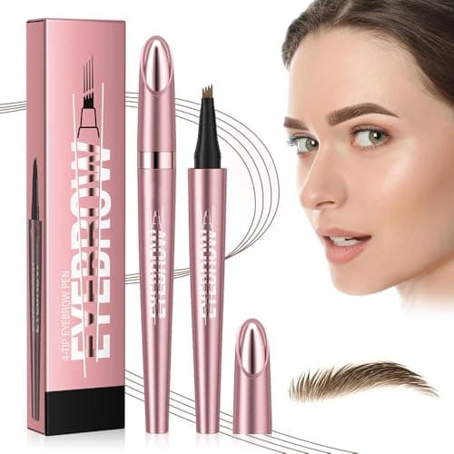 Crayon Sourcil Imperméable Magique 3D Waterproof 02# Marron Foncé pour Femmes Natural Look Crayon Yeux Crayon Sourcil 4 — 01# Brun clair