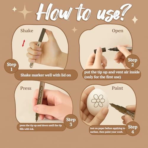 Marqueur Peinture Acrylique Mockredn - 22 Couleurs Skin Pro Color Series, Non Toxique, Base d'eau, 0,7 mm, Idéal pour Br