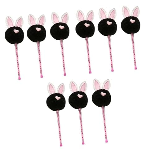 STOBOK Stylos Neutres 0,5 Mm pour Étudiant - 6 Pièces Stylos Gel avec Pointe Fine pour Dessin et Écriture — noirx3pcs