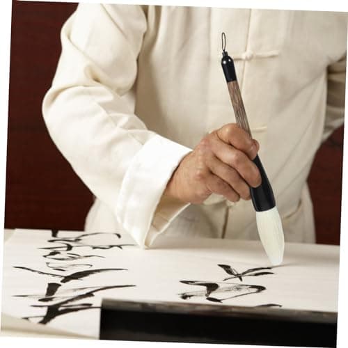 Angoily 2 Pièces Portable Chinois Calligraphie Plume Crayons En Poil De Goat Pour Arts Et Pratique De Calligraphie