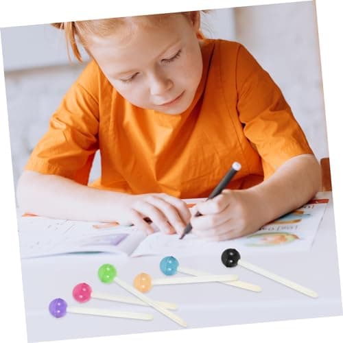 Stylos de sucette VILLFUL 0.5mm, 6 pièces, stylo gel doux pour filles, fournitures scolaires colorées