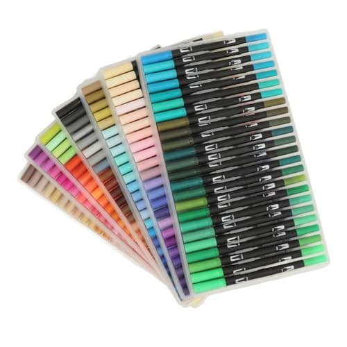 Pinceaux acryliques Marque Artistique, Ensemble de stylos pinceaux aquarelle avec pointe fine, Idéal pour artistes début