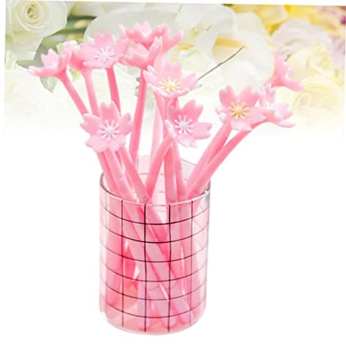 STOBOK Rose Stylo Gel Créatif Avec Boutons De Papeterie Romantique Pour Étudiante Et Bureau