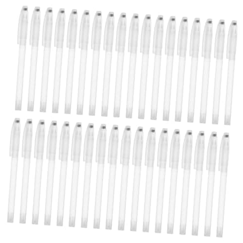 NUOBESTY 100 Pièces étui à vides en plastique pour stylos gel et stylos à encre étudiants vides