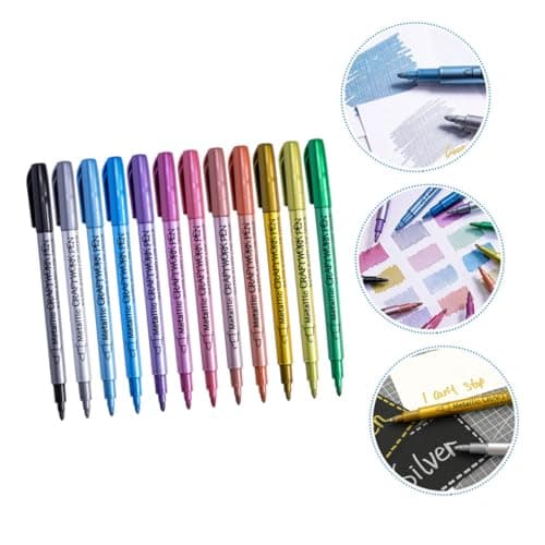 DIYEAH 36 pièces métalliques pour peinture et arts à peindre pour cachets cire et séchent rapidement pour divers support