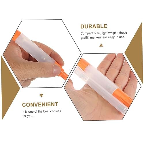 Marqueurs rechargeables Operitacx pour dessin - Lot de 4 - Idéal pour artistes - École et maison - 4 couleurs - 9,5 cm