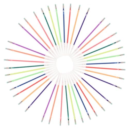 Homoyoyo 100 pièces recharge stylos gel multicolores créative encre lisse pour bureau et école - écriture quotidienne ro