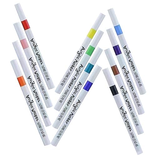 DIYEAH Couleuriffiques Lot de 12 Stylos à Colorier à Eau pour Enfants - Faciles à Utiliser - Designs Engagants - 12 Pièc
